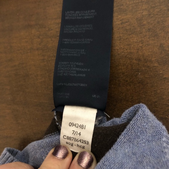 Tommy Hilfiger 100% cotton preppy sweater - Picture 5 of 5